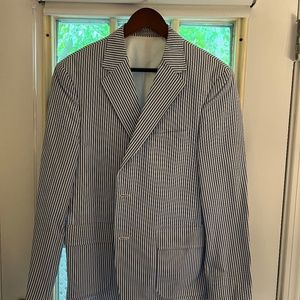 Men's Summer Seersucker Suit Jacket